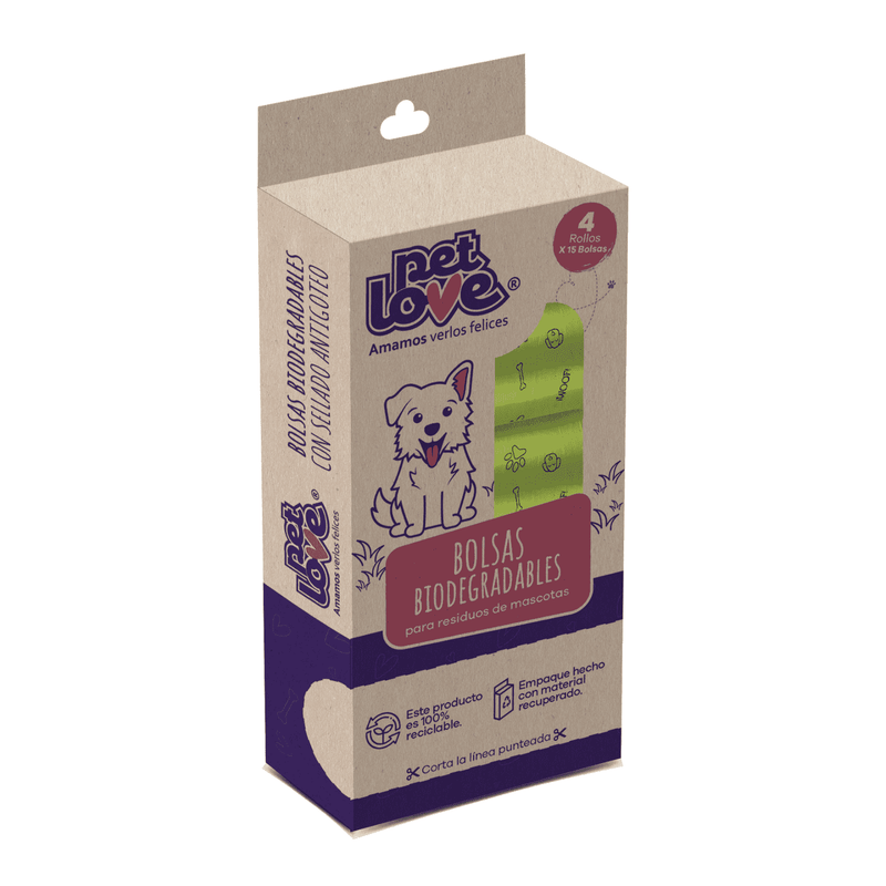 PET LOVE - Bolsas biodegradables
