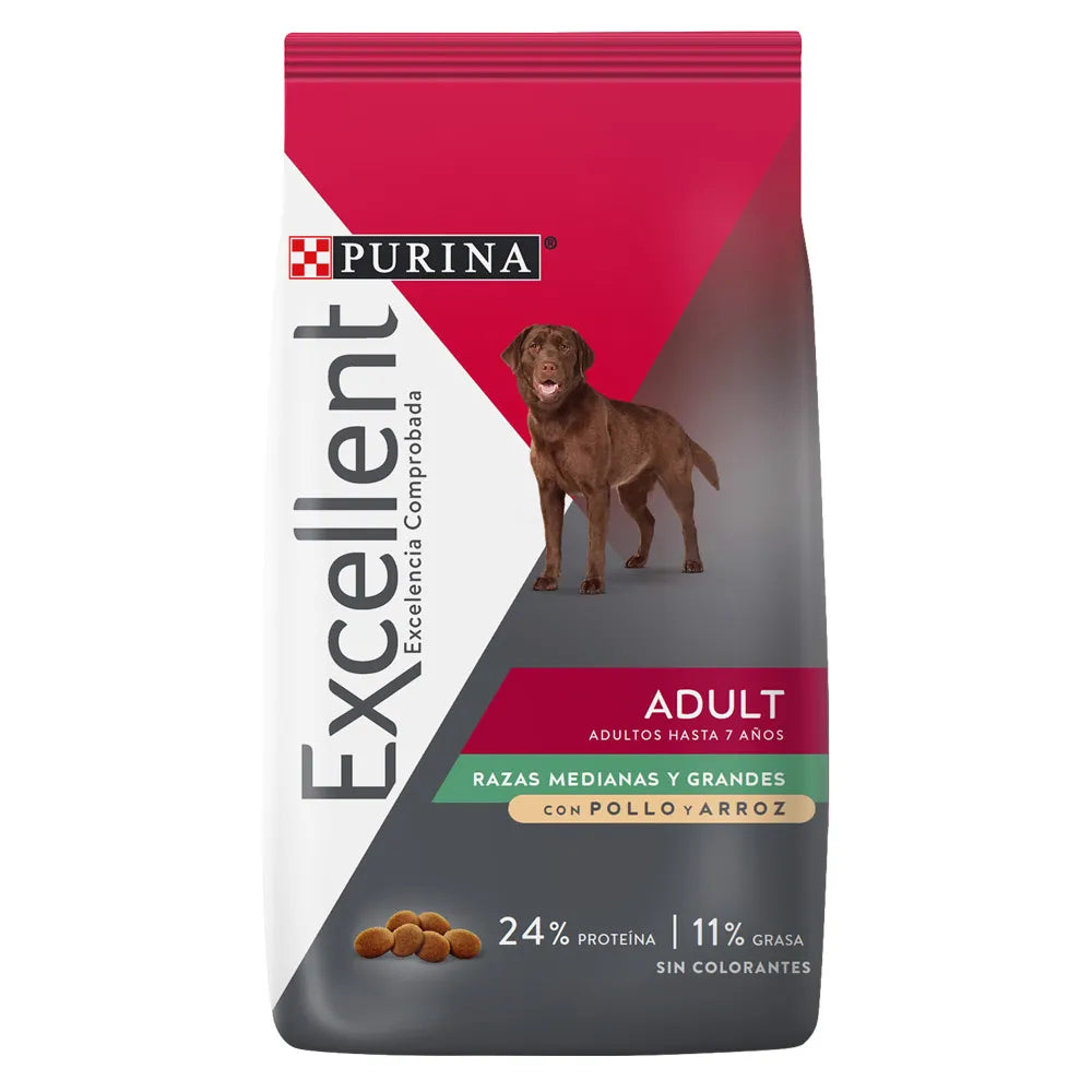 EXCELLENT - Adulto raza mediana y grande (Pollo y arroz)