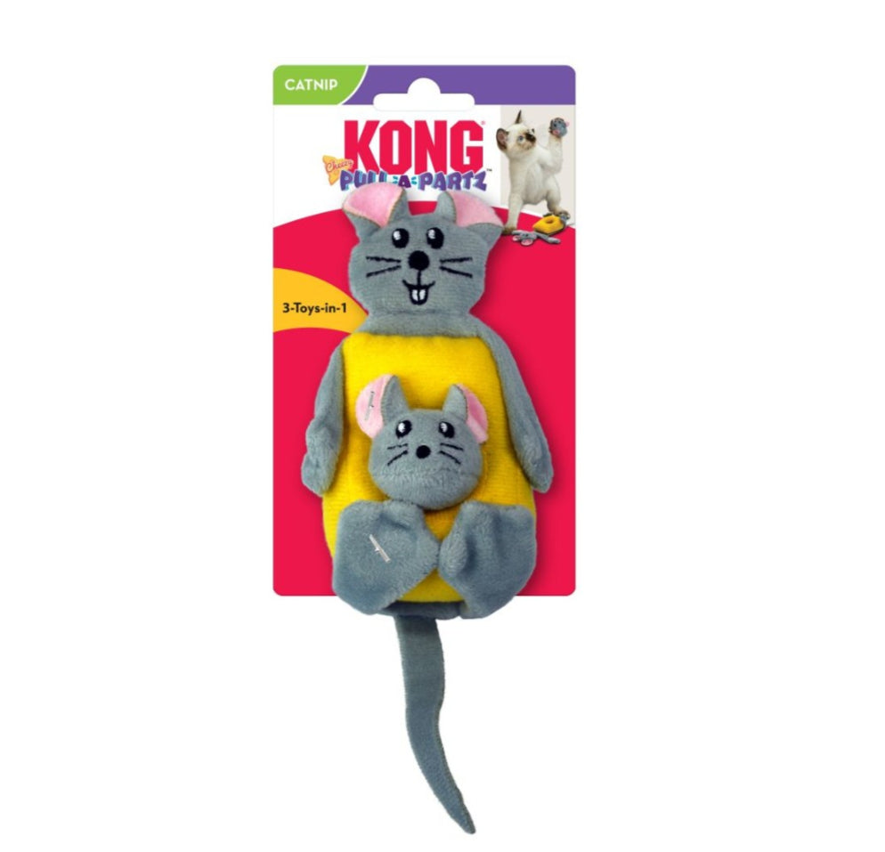 KONG - Juguete para gato pull a part cheezy