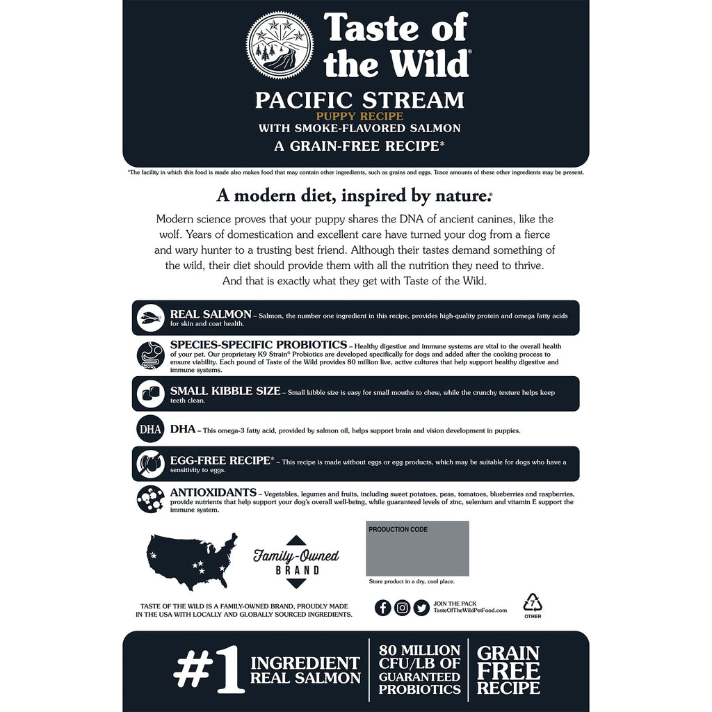 TASTE OF THE WILD - GF Pacific stream Adulto (Salmón ahumado)