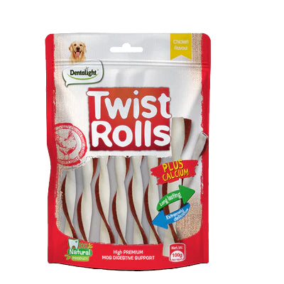 DENTALIGHT - Twist rolls (Carne) Tam 5"