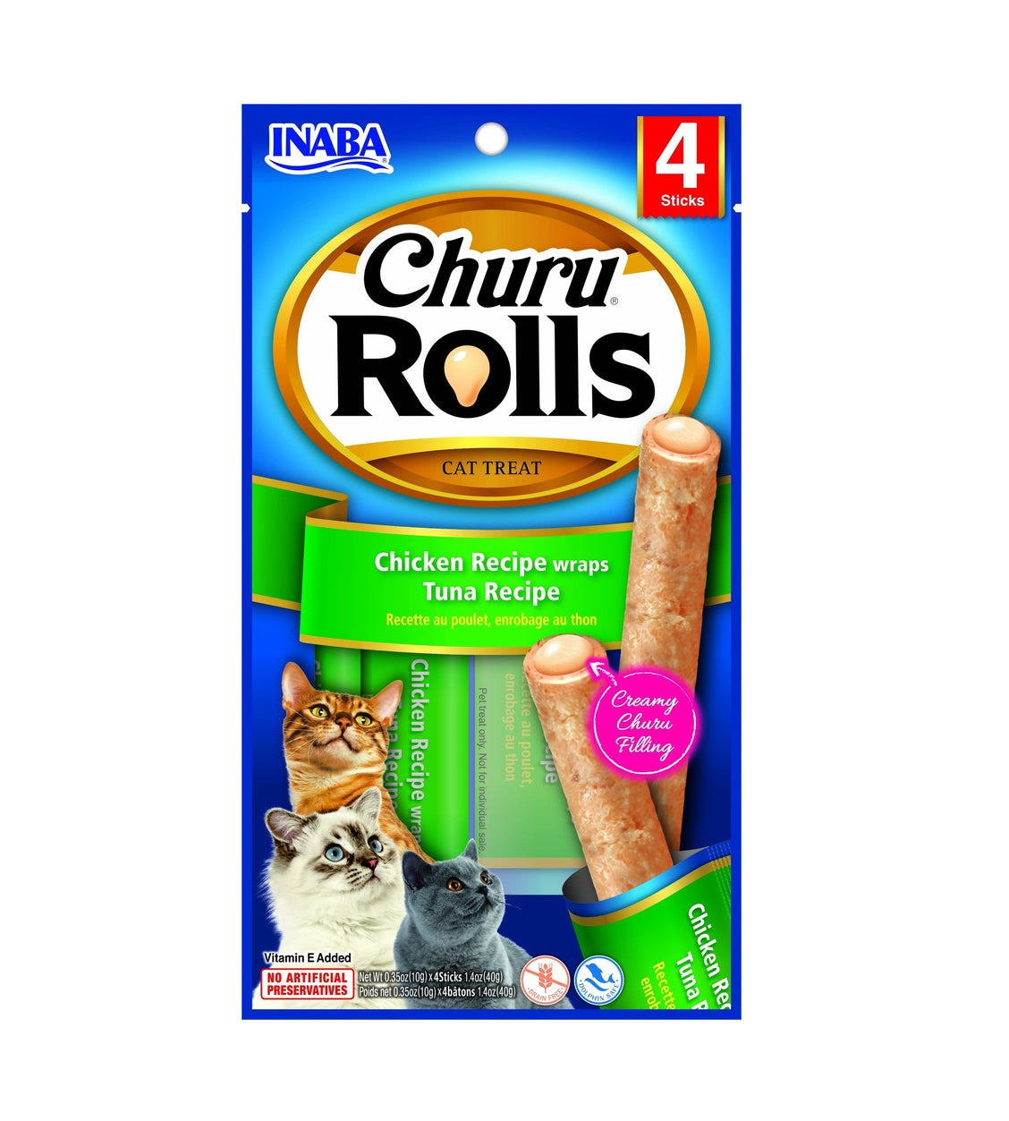 INABA - Churu rolls (Atún) 4 und