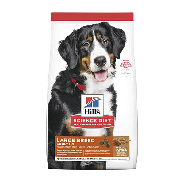 HILLS - Science diet large breed adult 1 - 5 (Lamb meal & brown rice)