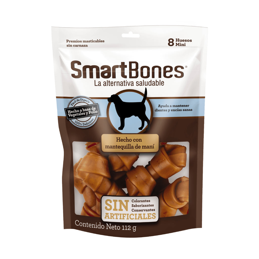 SMARTBONES - Hueso mini (Mantequilla de maní)