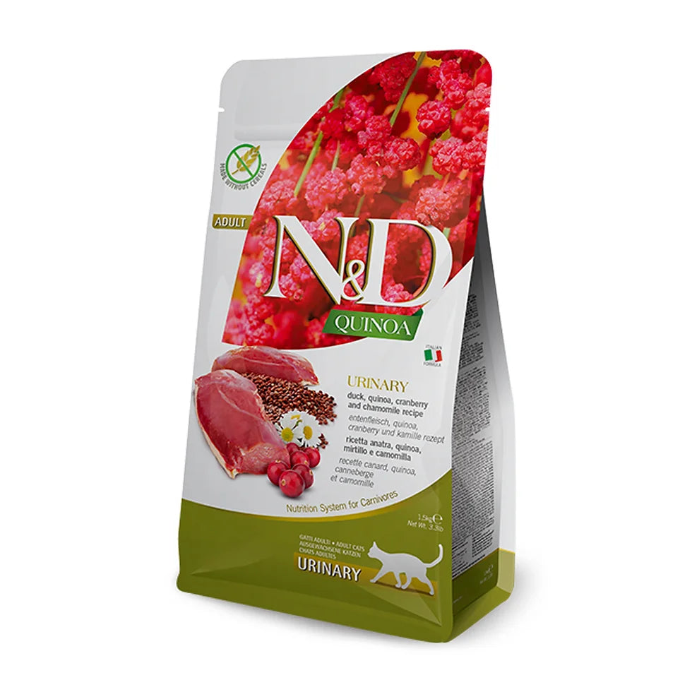 N&D - Quinoa Urinary gato (Pato y arándano rojo)