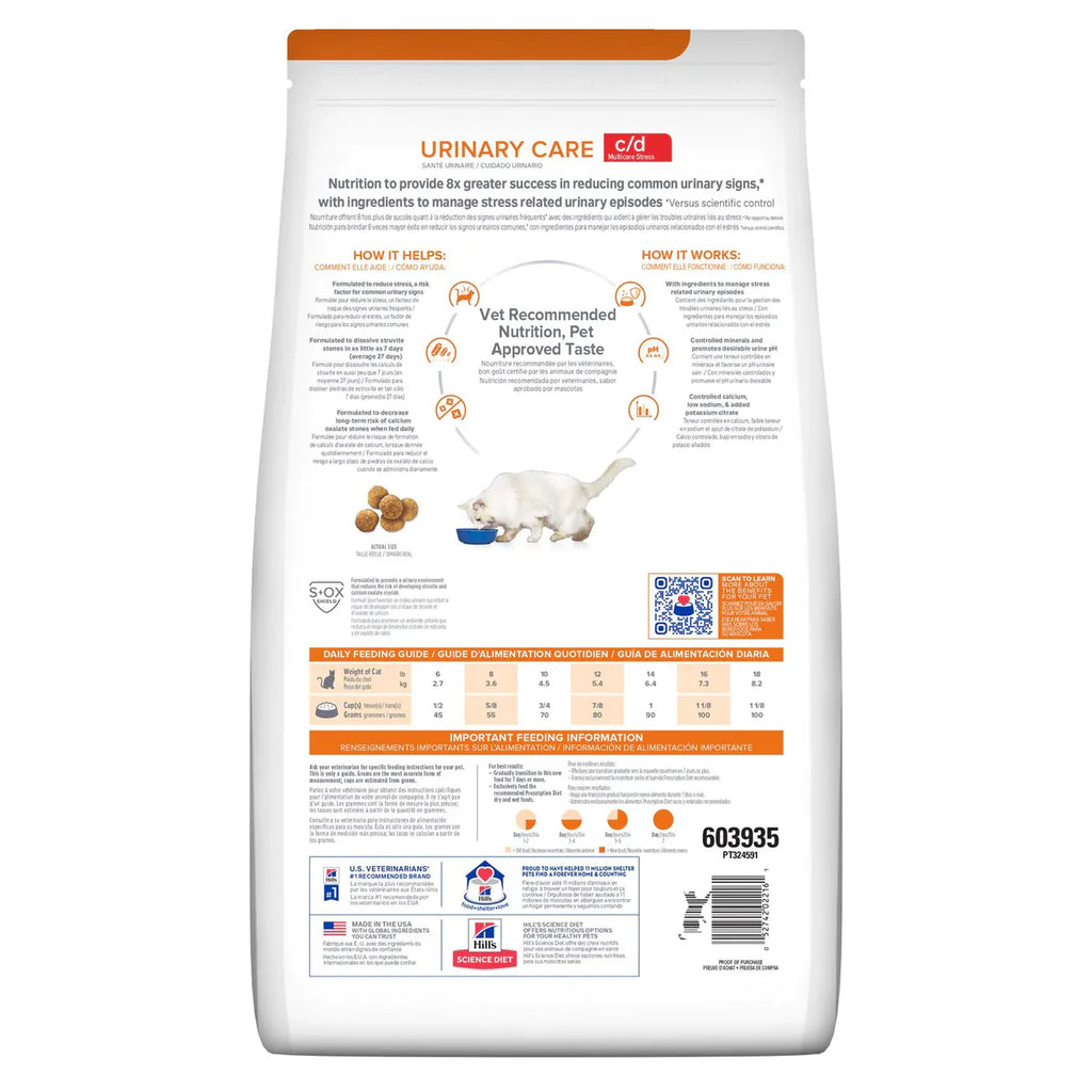 HILLS - Prescription diet C/D (Multicare strees) Gato