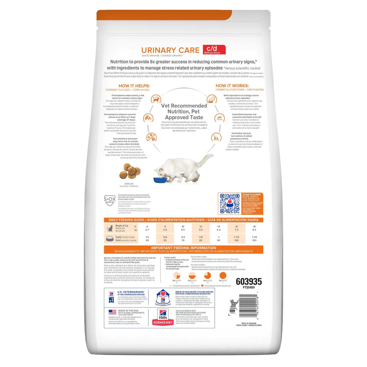HILLS - Prescription diet C/D (Multicare strees) Gato