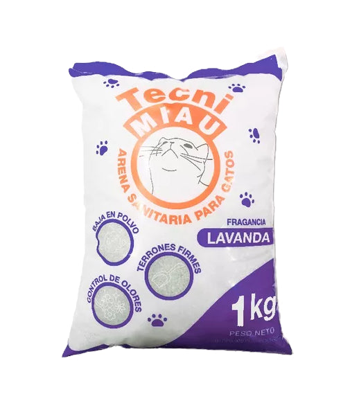 Tecni miau - Arena de bentonita (Lavanda)