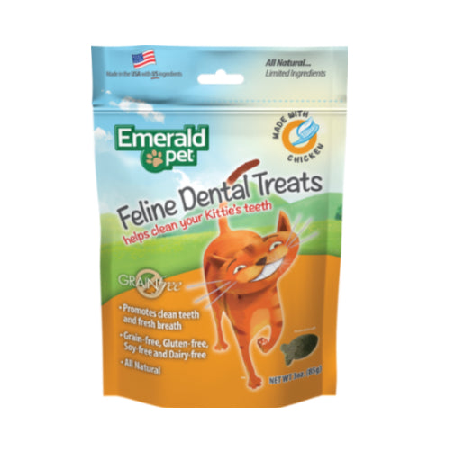 EMERALD PETS - Snack dental gato (Pollo)