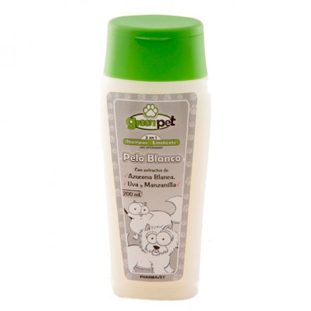 GREEN PET - Shampoo perro pelo blanco