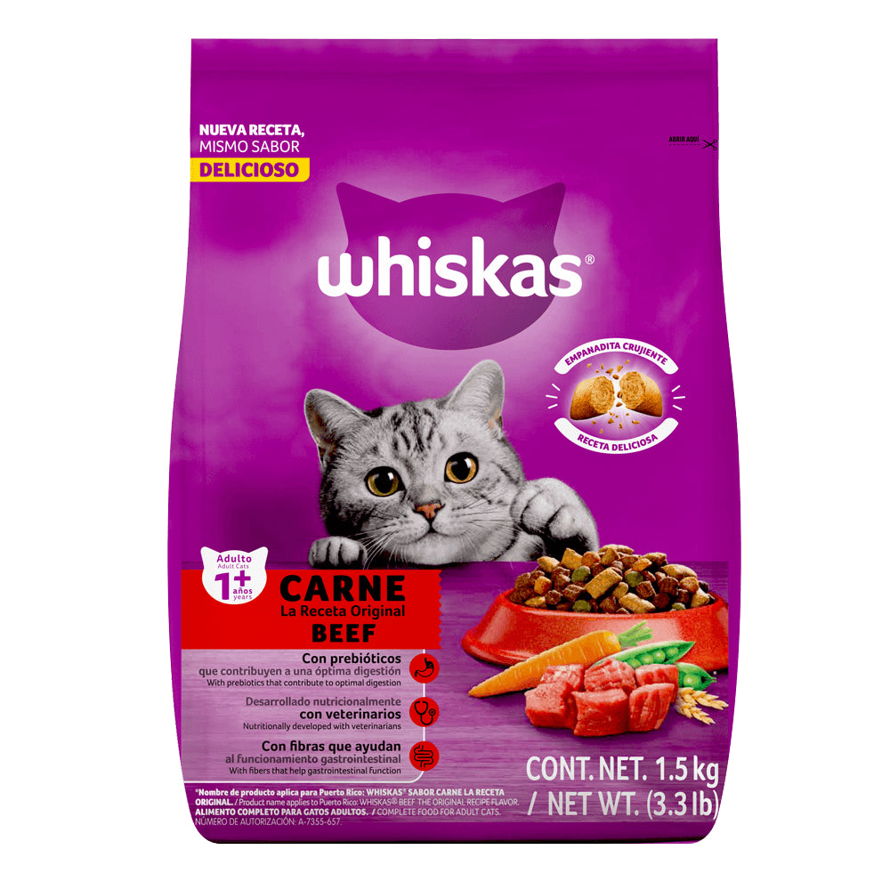 WHISKAS - Alimento seco (Carne)