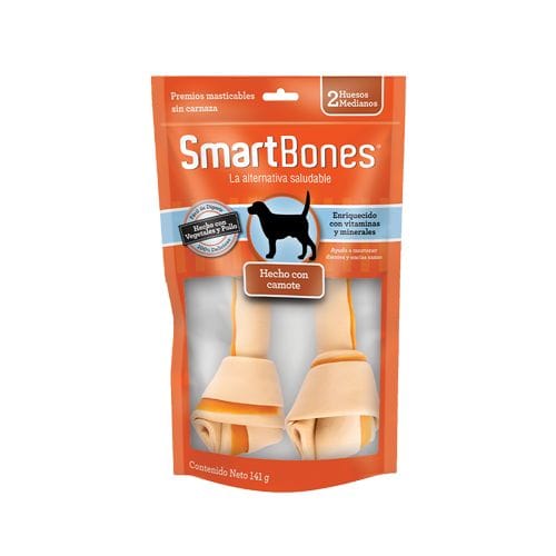 SMARTBONES - Huesos medianos (Camote) 2 Und