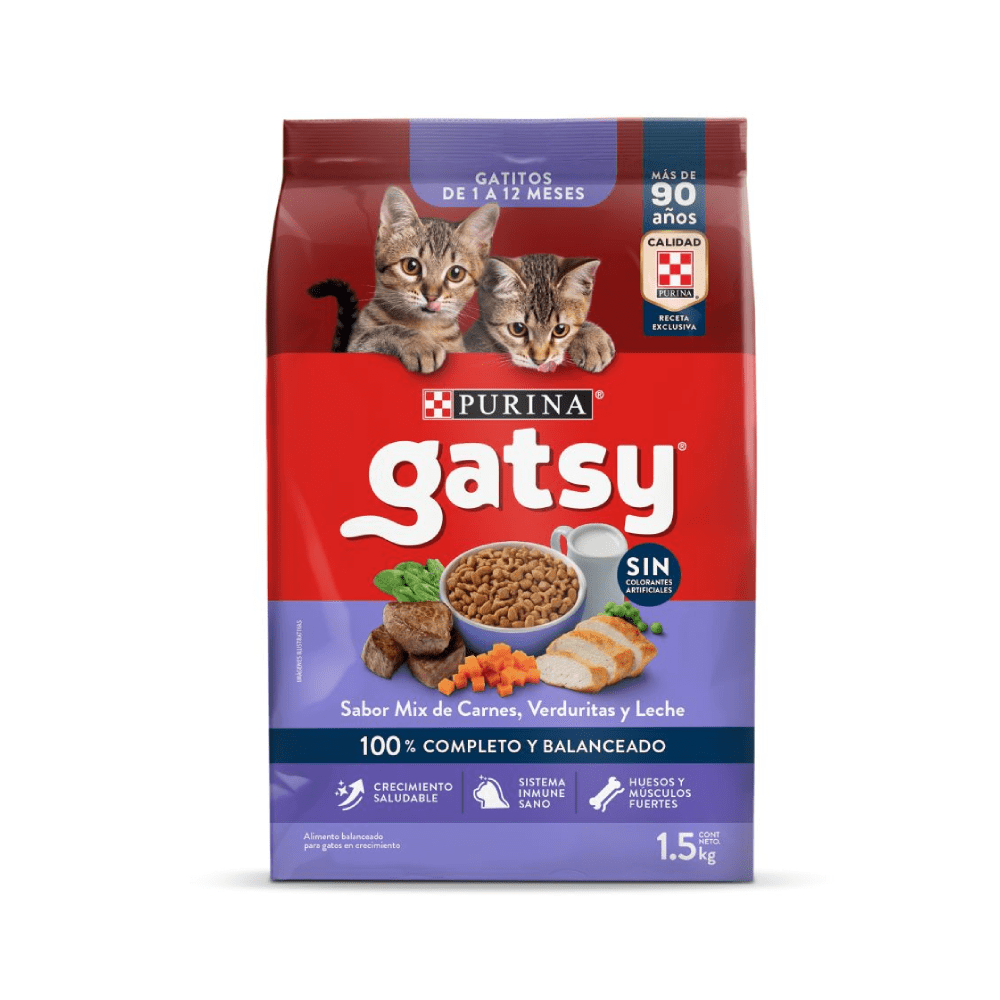 GATSY - Gatito (Mix de carne, verduras y leche)