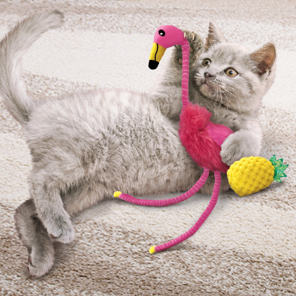 KONG - Juguete para gato tropics flamingo