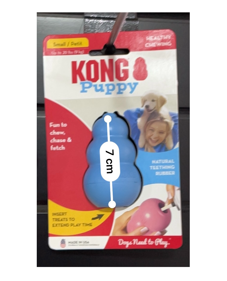 KONG - Portapasabocas puppy caucho