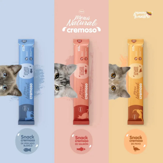 CHUNKY - Menú natural gato cremoso bolsa x6