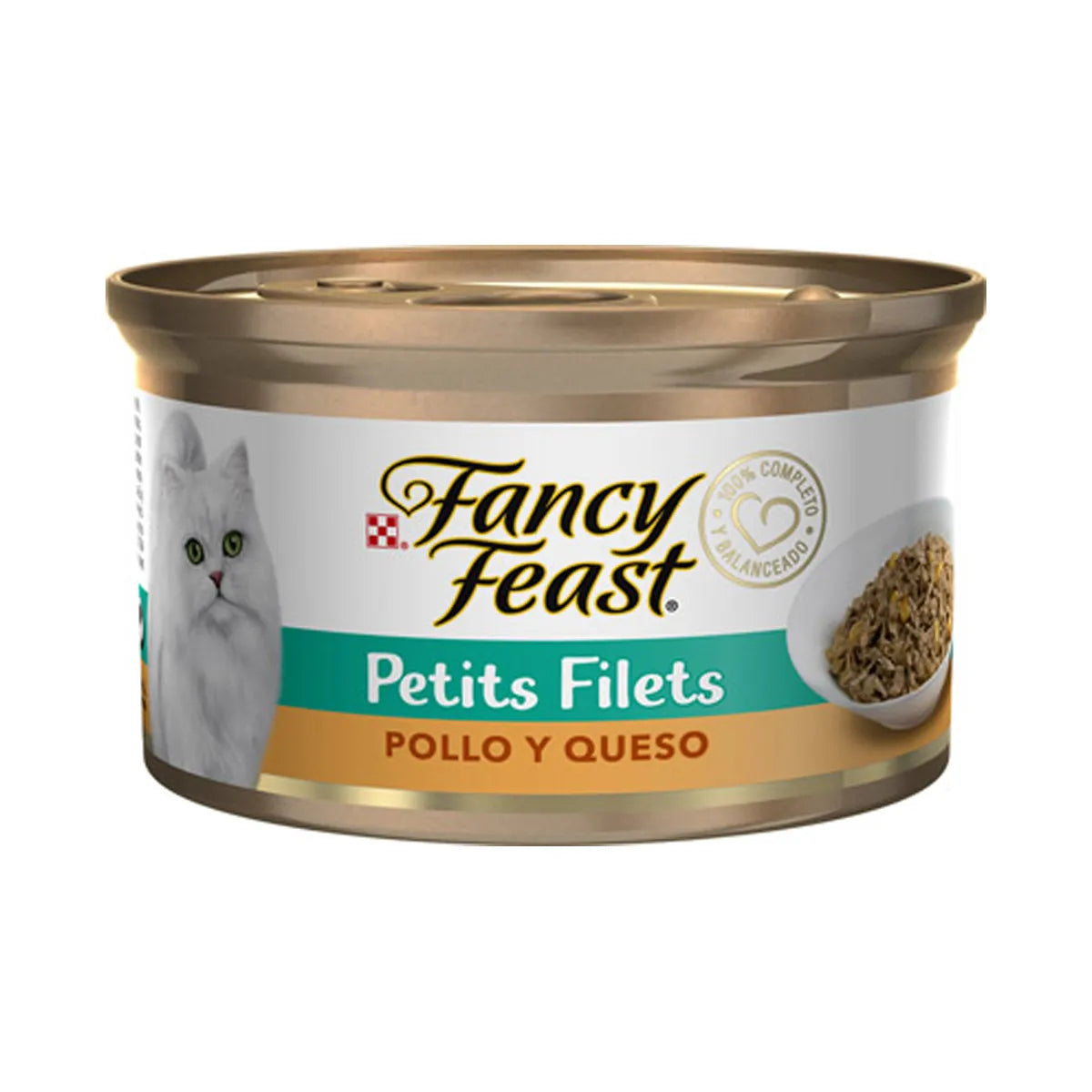 FANCY FEAST - Petits Filets Lata (Pollo y queso)
