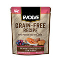 Evolve - Pouche para gato de salmón y patatas (grain free)