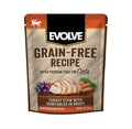 Evolve - Pouche para gato de pavo y vegetales (grain free)