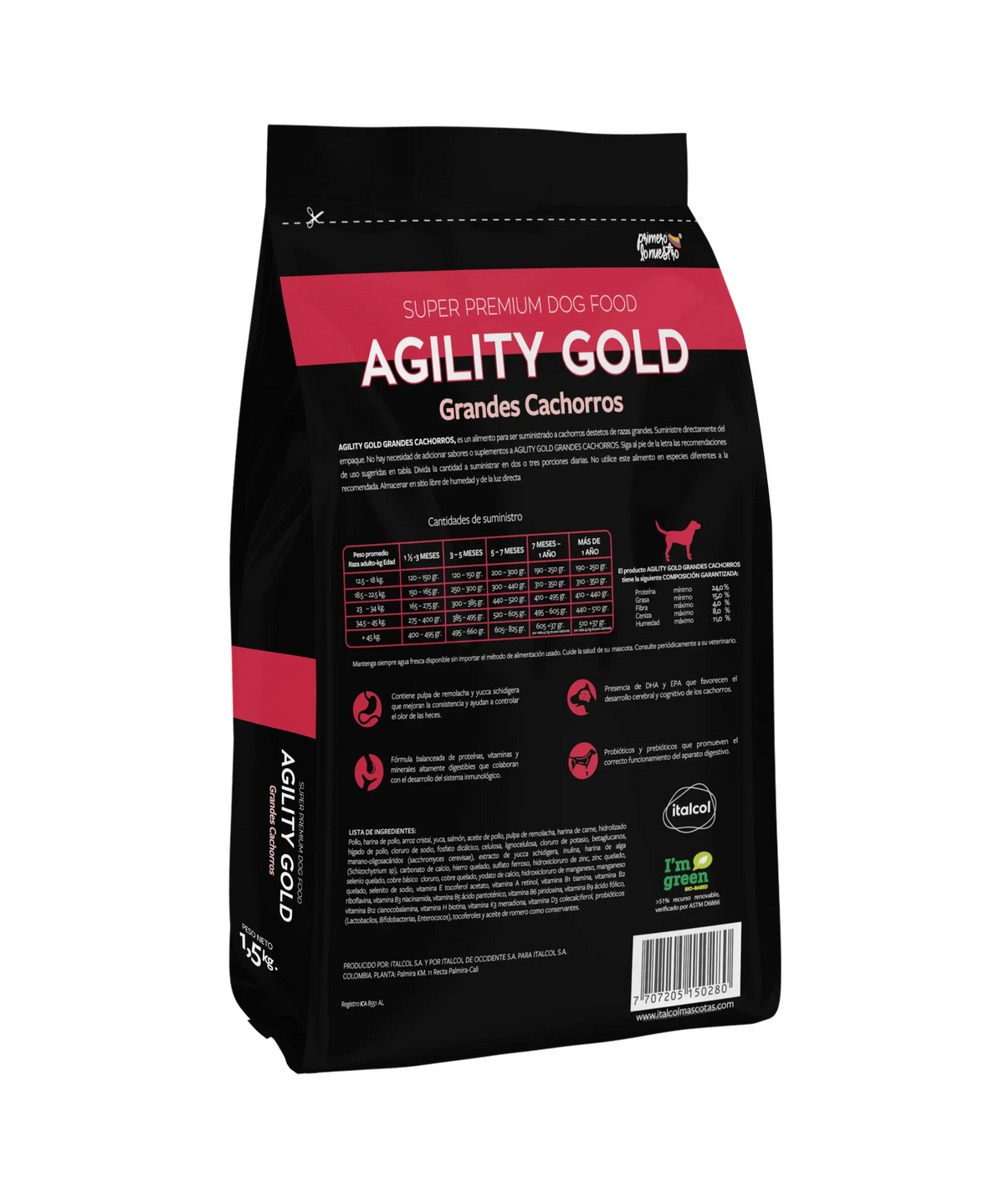 AGILITY GOLD -Cachorro raza grande