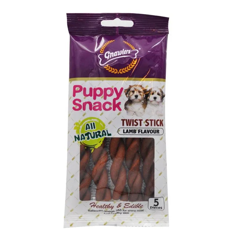 GNAWLERS - Cachorro Twist stick (Cordero) 5 Und