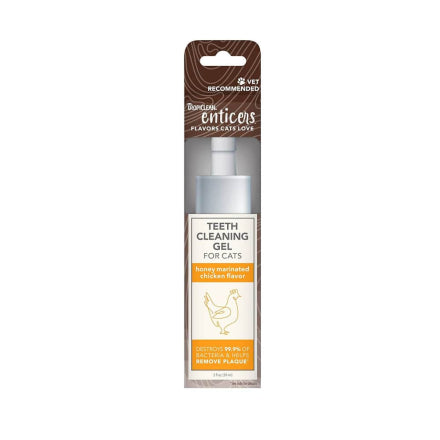 ENTICERS - Gel de limpieza dental gato (Sabor pollo)