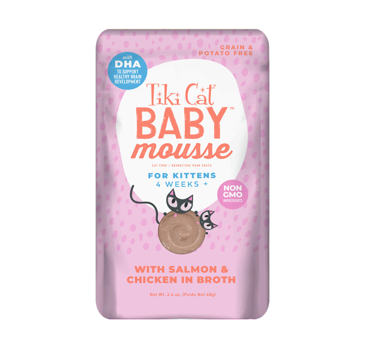 TIKI CAT - Baby mousse salmón