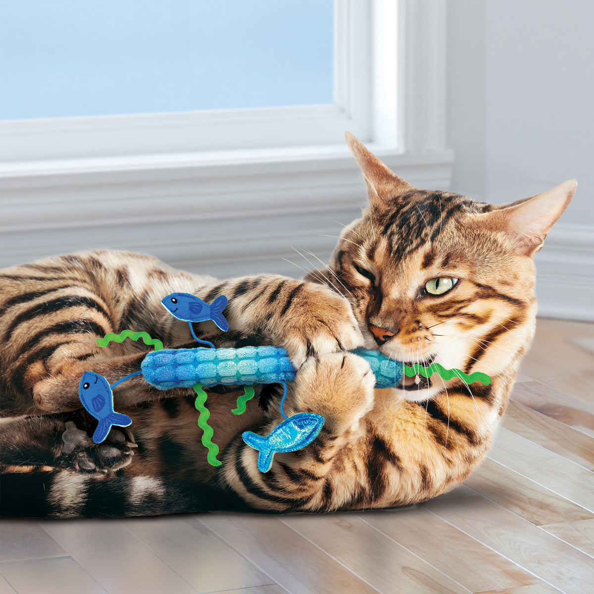 KONG - Juguete para gato kickeroo peces