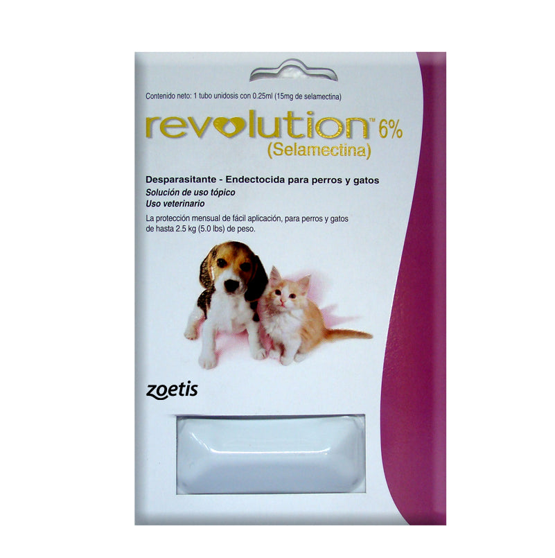 Revolution 6% pipeta cachorros (Perro y gato)