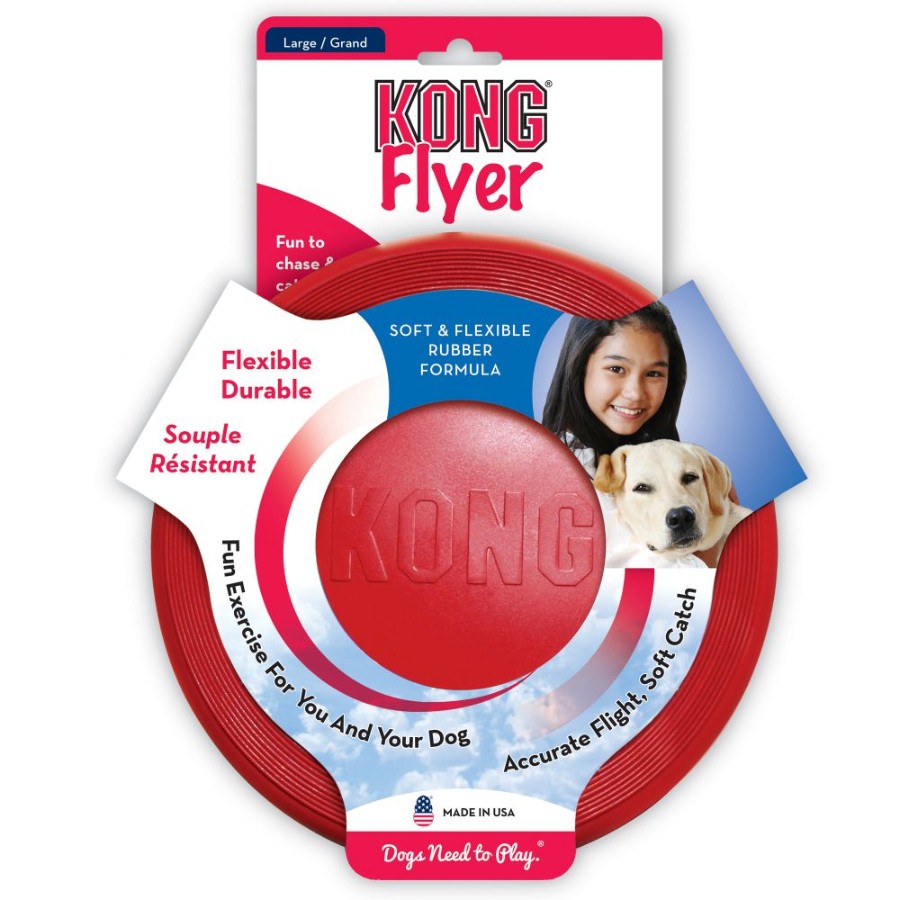KONG - Classic frisbee caucho