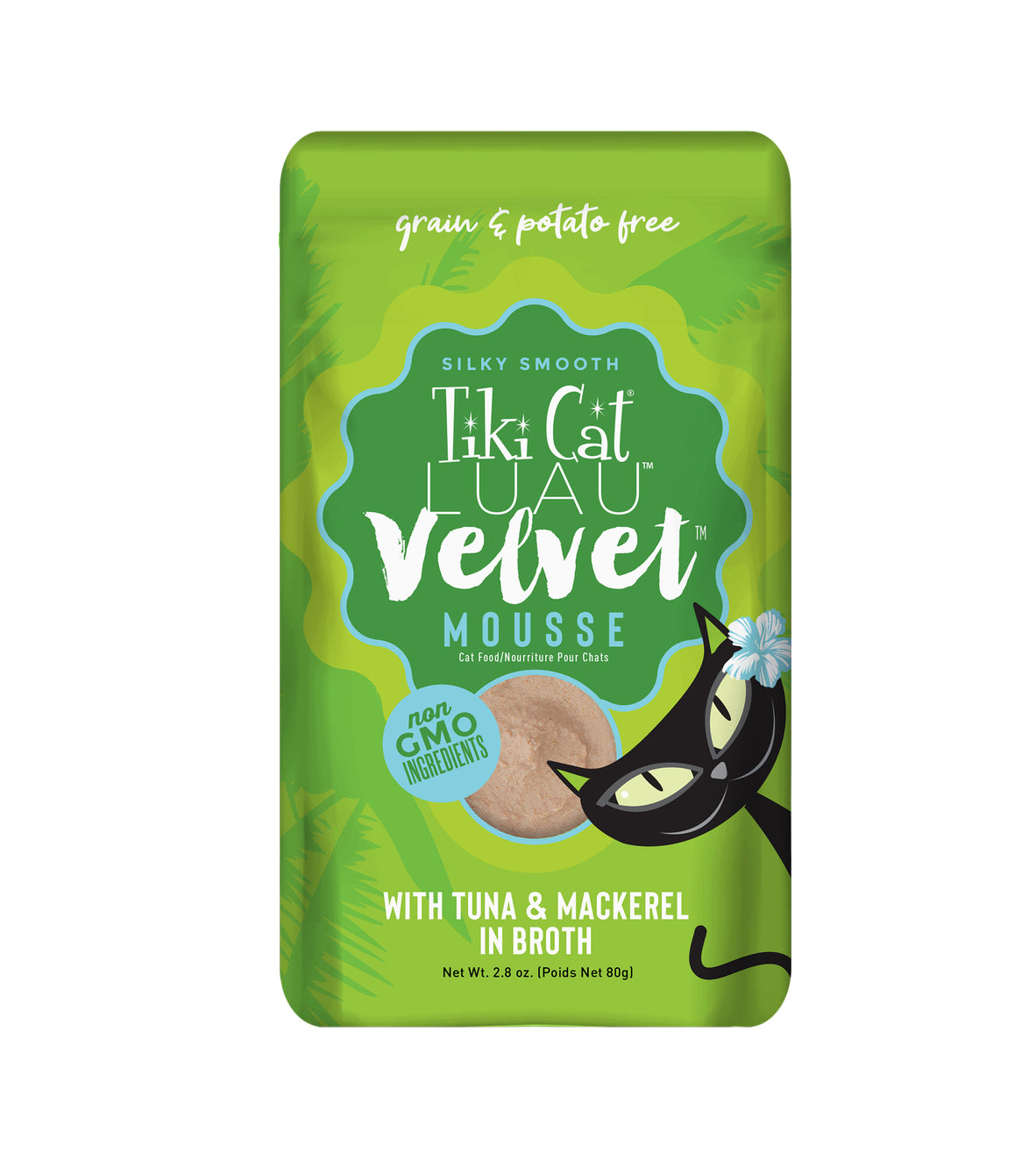 TIKI CAT - Luau velvet mousse (Atún y caballa en caldo)