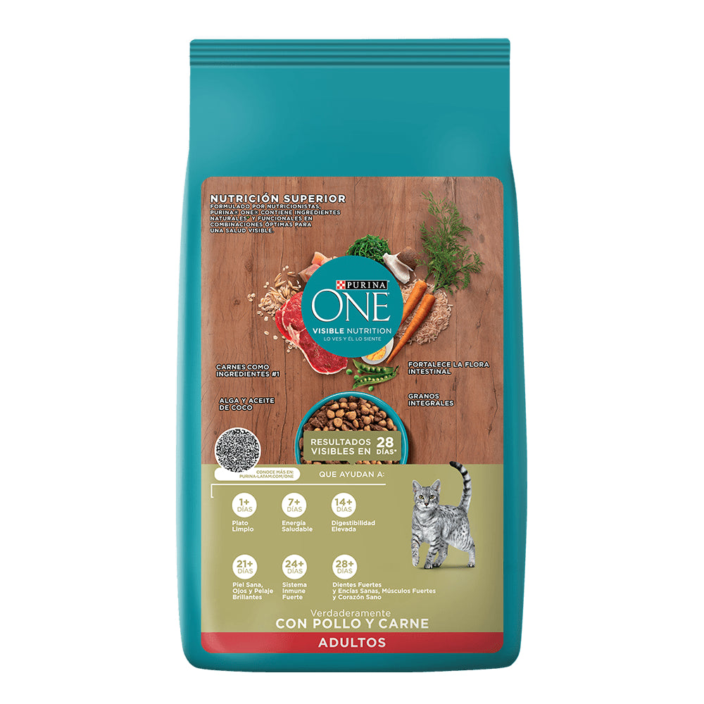 ONE - Gato adulto (Pollo y carne)