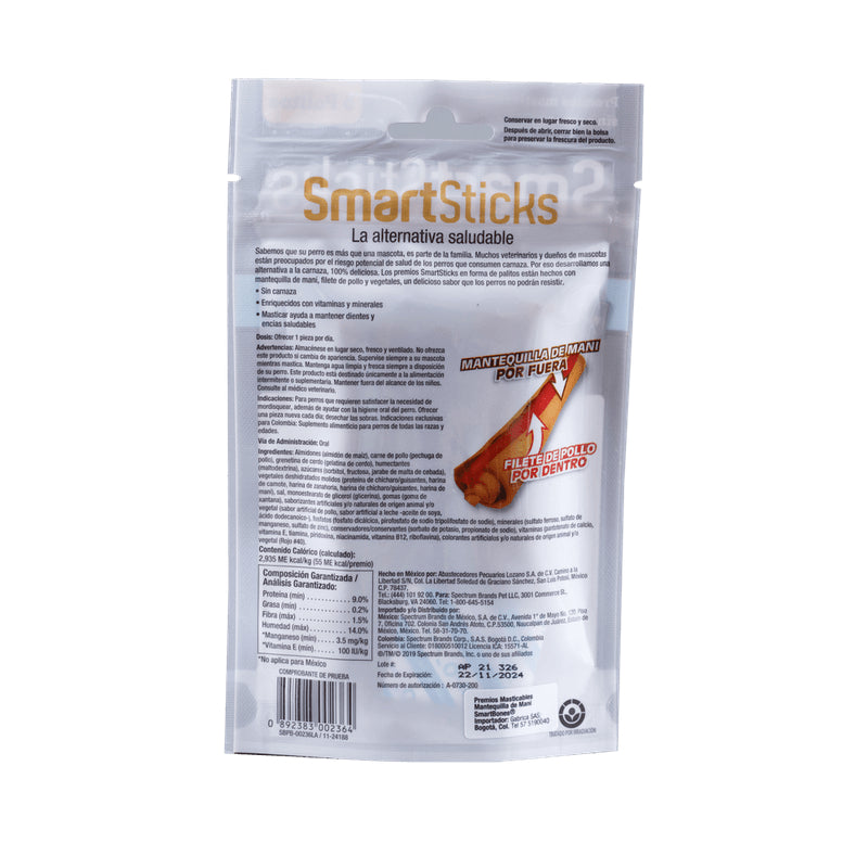 SMARTSTICKS - Snack mantequilla de maní