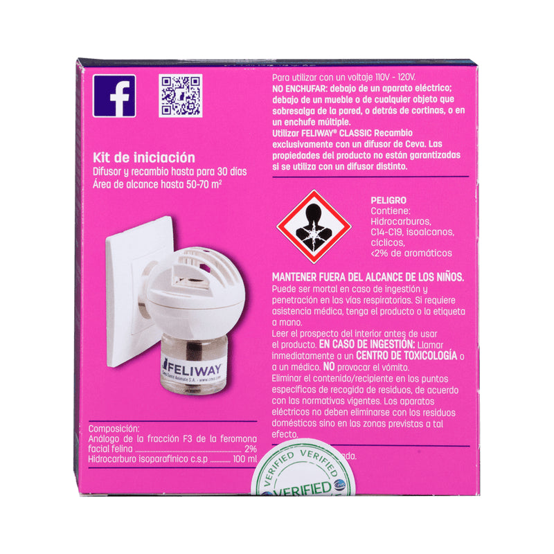 Feliway classic difusor - Difusor + recarga