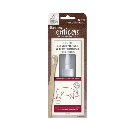 ENTICERS - Gel limpieza dental perro (Sabor bacon)
