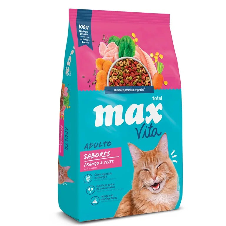 MAX VITA - Gato adulto buffet (Pollo y pescado)