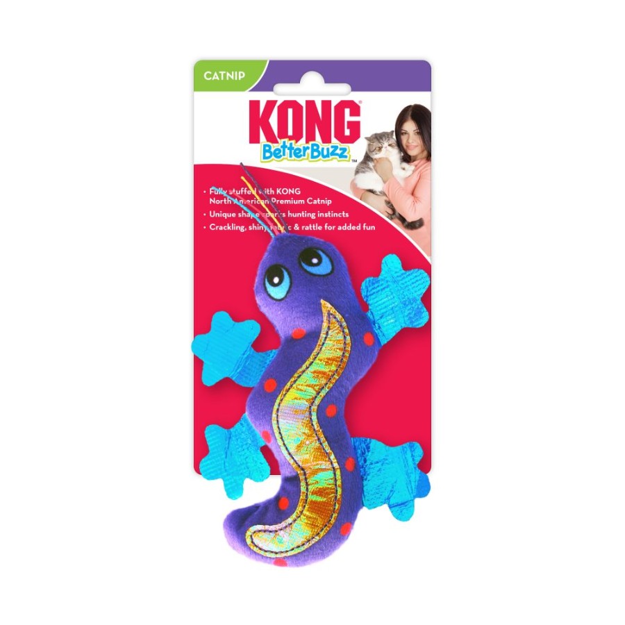 KONG - Juguete para gato buzz gekco