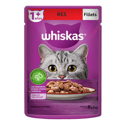WHISKAS - Pouch adulto (Carne)