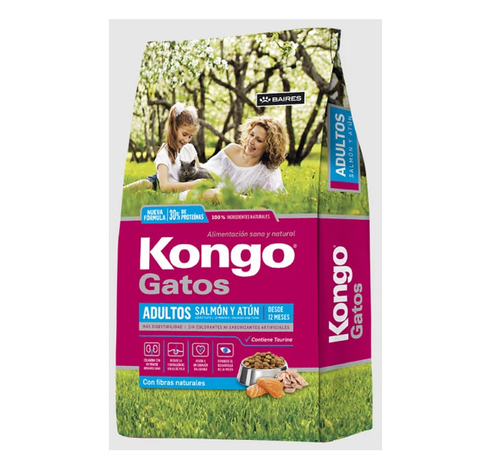 KONGO - Gato adulto (Salmón y atún)