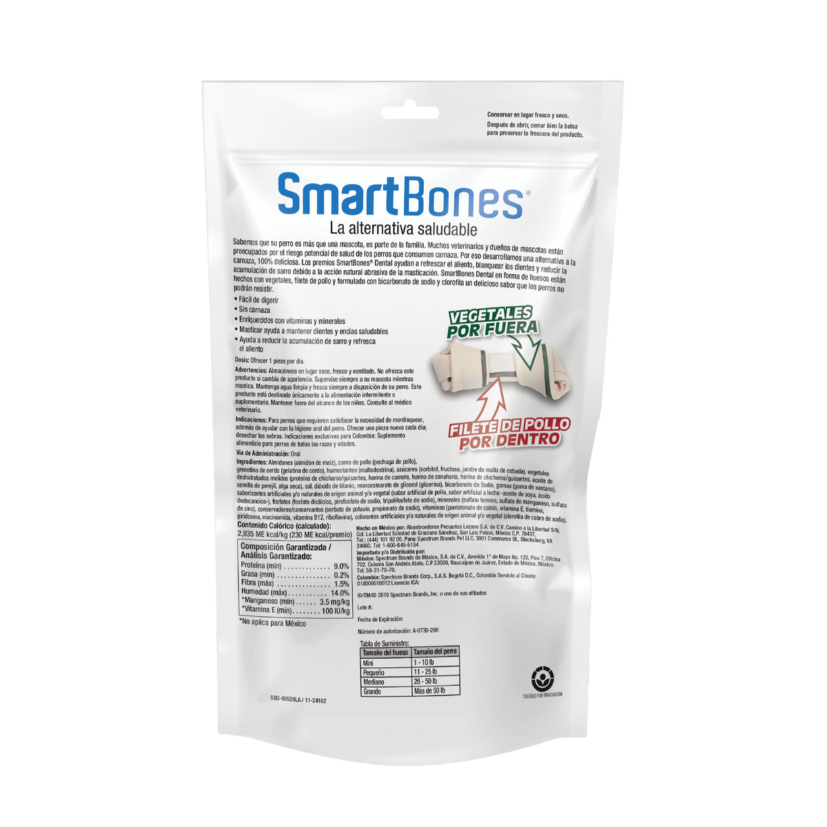 SMARTBONES - Hueso mediano (Dental) 2 Und