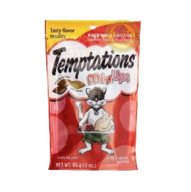 TEMPTATIONS - Snack para gato (Pollo, hígado y carne)