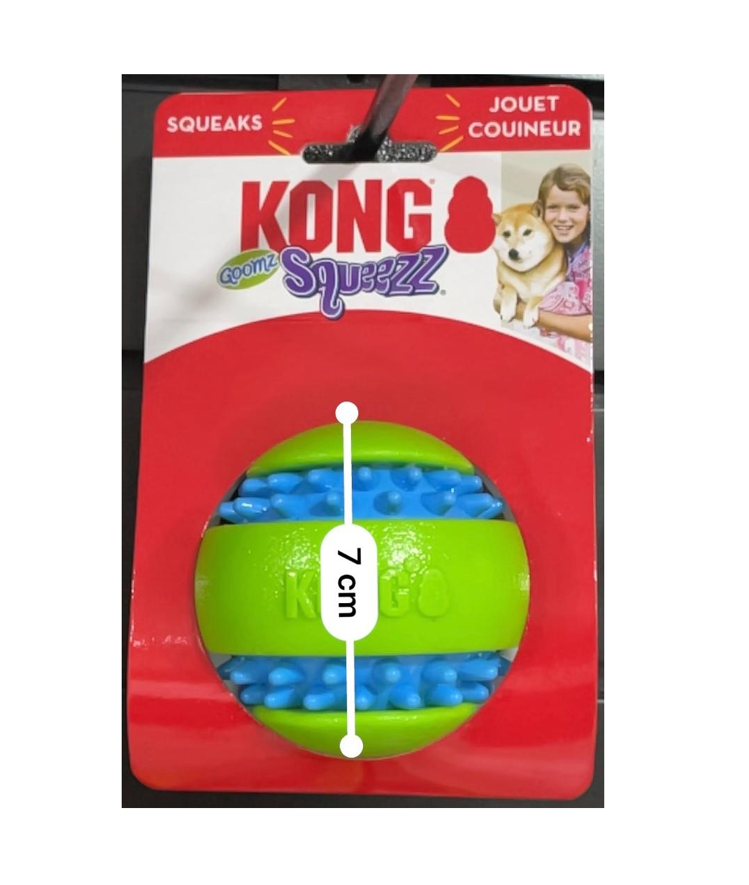 KONG - Pelota squeez goomz