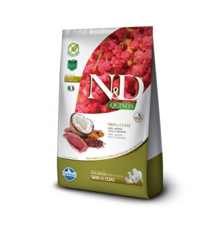 N&D - Quinoa adulto skin & coat (Pato y coco)