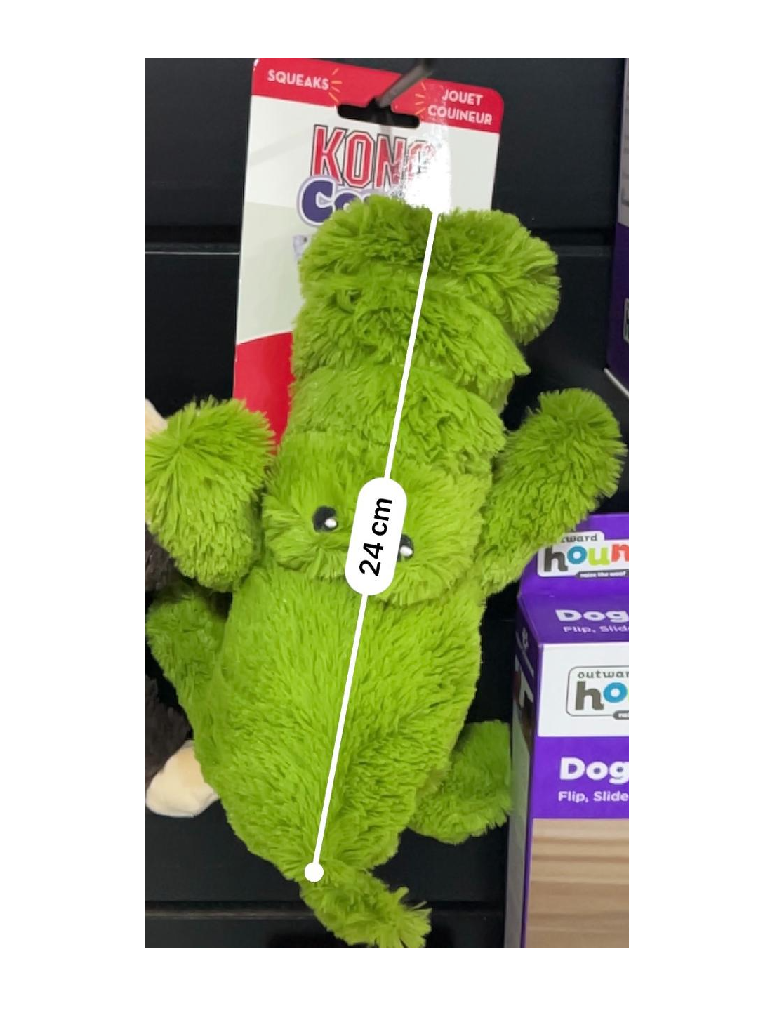 KONG - Peluche cozie (Cocodrilo)