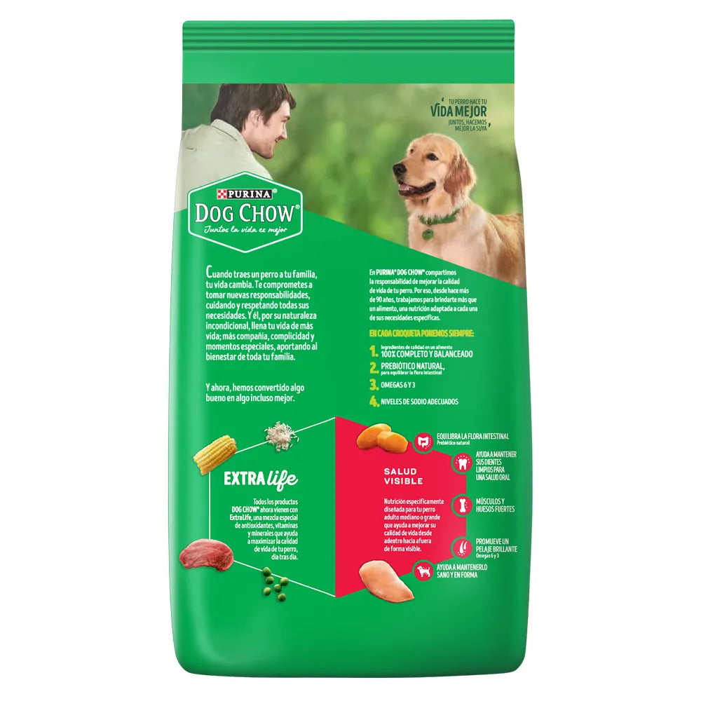 DOG CHOW - Adulto raza mediana y grande