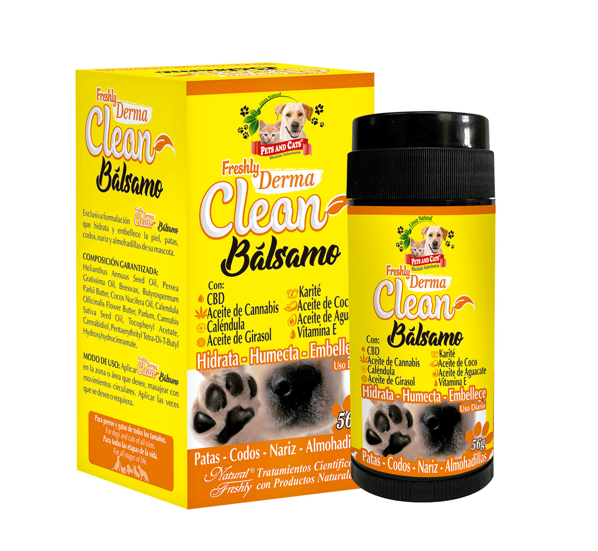 PETS AND CATS - Bálsamo freshly derma clean