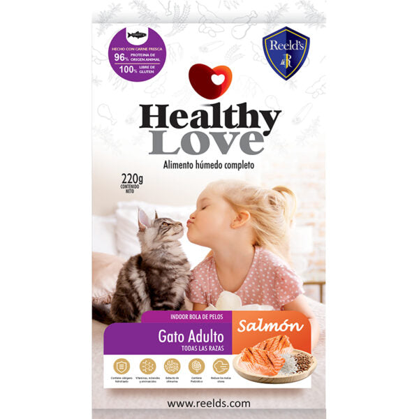 HEALTHY LOVE - Sobre gato adulto 100 Gr