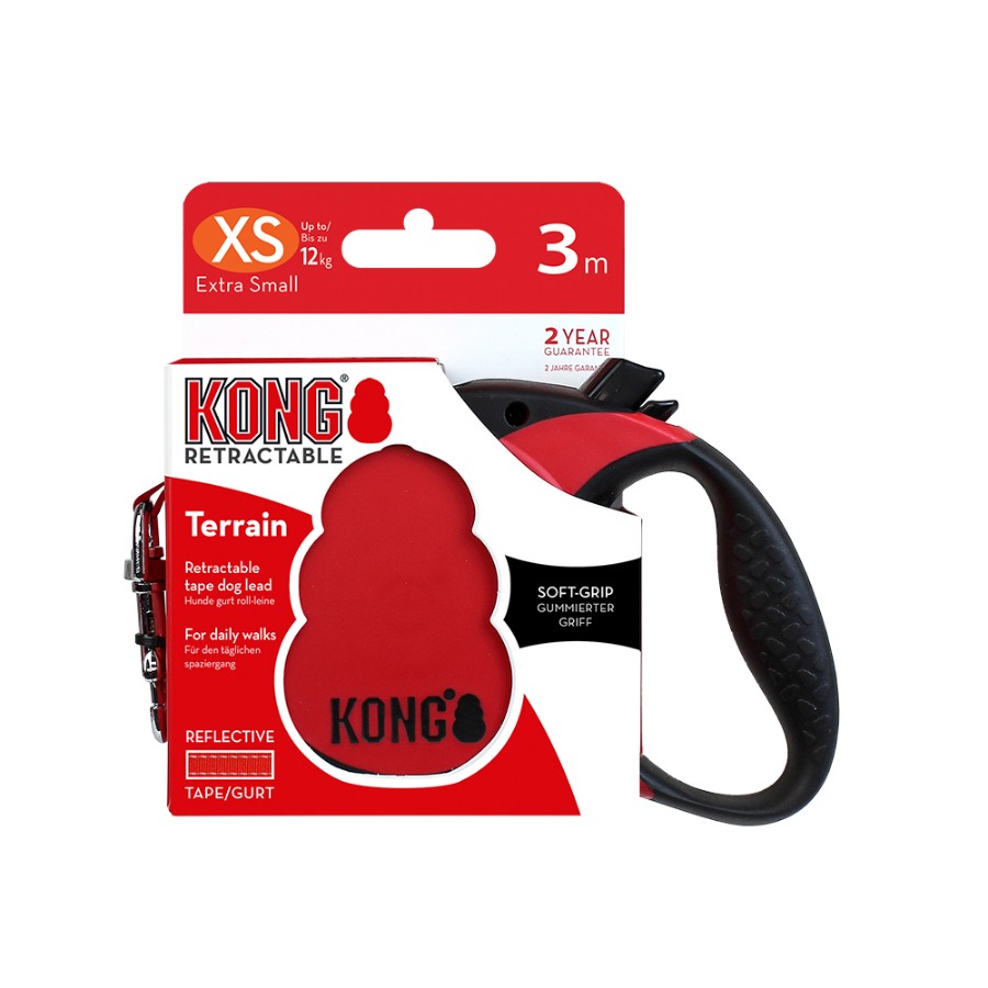 KONG - Traílla retráctil Terrain XS