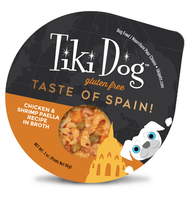 TIKI DOG - Bandeja petites (Pollo y camarón paella)