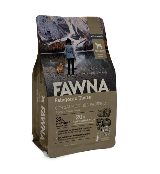 FAWNA - Perro Cachorro raza mediana y grande (Salmón)